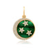 Malachite or Mother of Pearl Diamond Moon & Stars Charm
