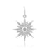Pave Diamond Starburst Sunshine Charm