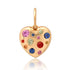 Treasure Your Heart Scattered Gemstone Charm