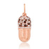 Daily Dose Black & White Diamond Pill Charm