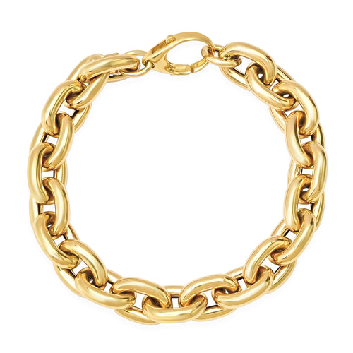 Thick Cable Chain Gold Bracelet