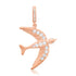 Sparkle Sparrow Gold & Diamond Bird Charm