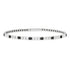 Black Diamond Pyramid Flex Bangle Bracelet