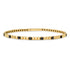 Black Diamond Pyramid Flex Bangle Bracelet