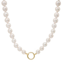 Round Pearl Necklace with Enhancer Clasp 