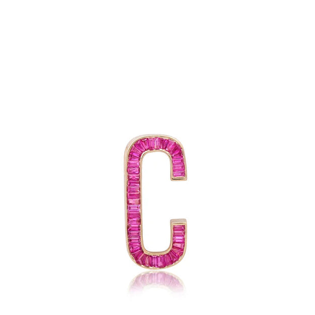 Slide-On Grandsize Encrusted Initial
