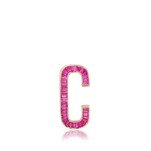 Slide-On Grandsize Encrusted Initial