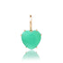 Precious Gemstone Heart Charm