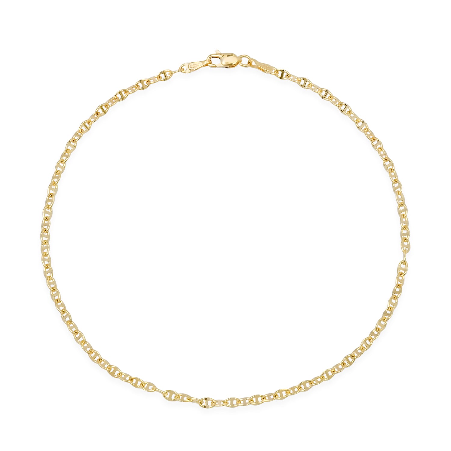 Mariner Chain Link Gold Anklet 