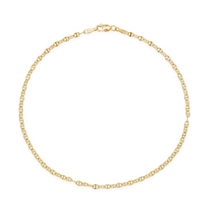 Mariner Chain Link Gold Anklet 