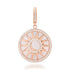 Mother of Pearl & Diamond Sunshine Coin Charm