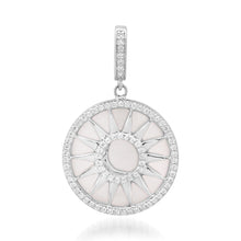 Mother of Pearl & Diamond Sunshine Coin Charm