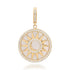 Mother of Pearl & Diamond Sunshine Coin Charm