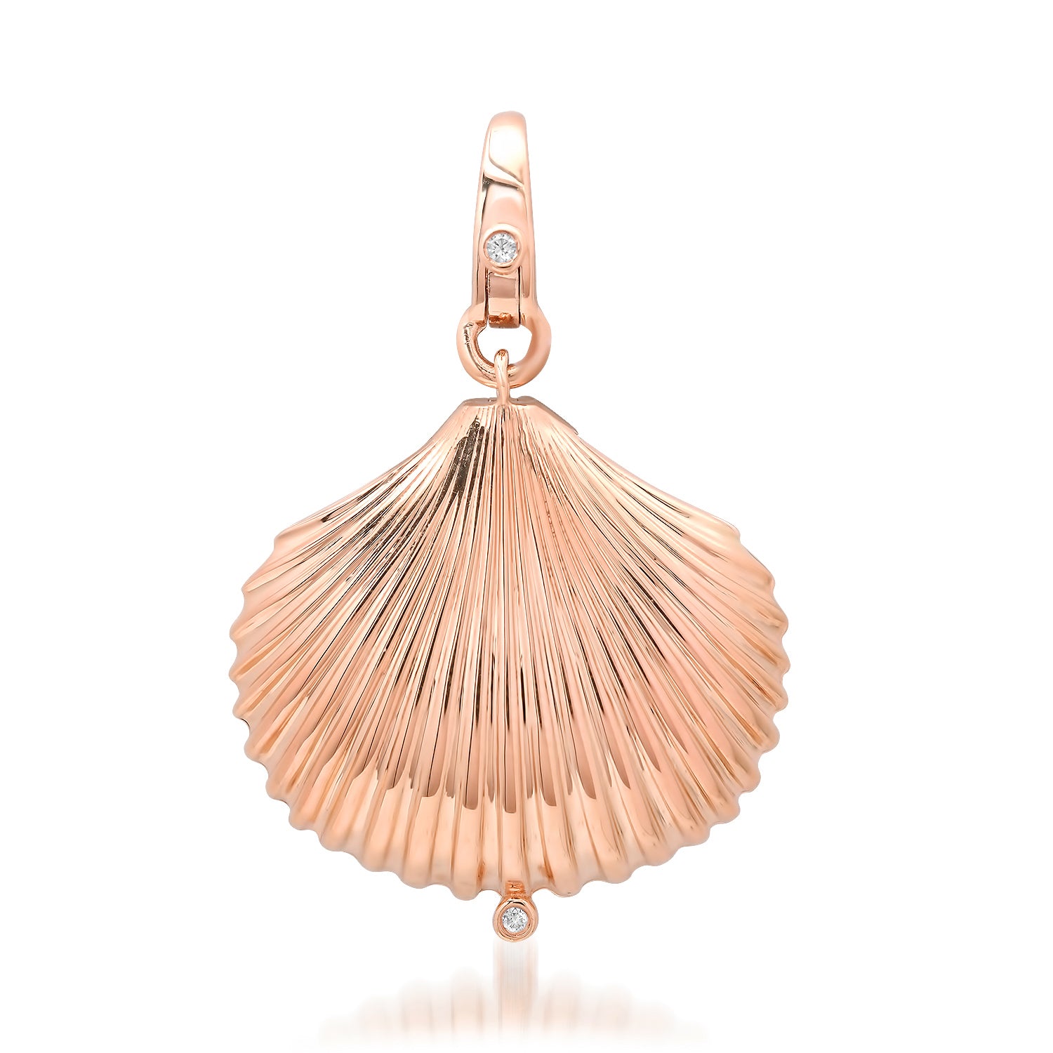 Ariel's Favorite Fluted Seashell Locket Charm