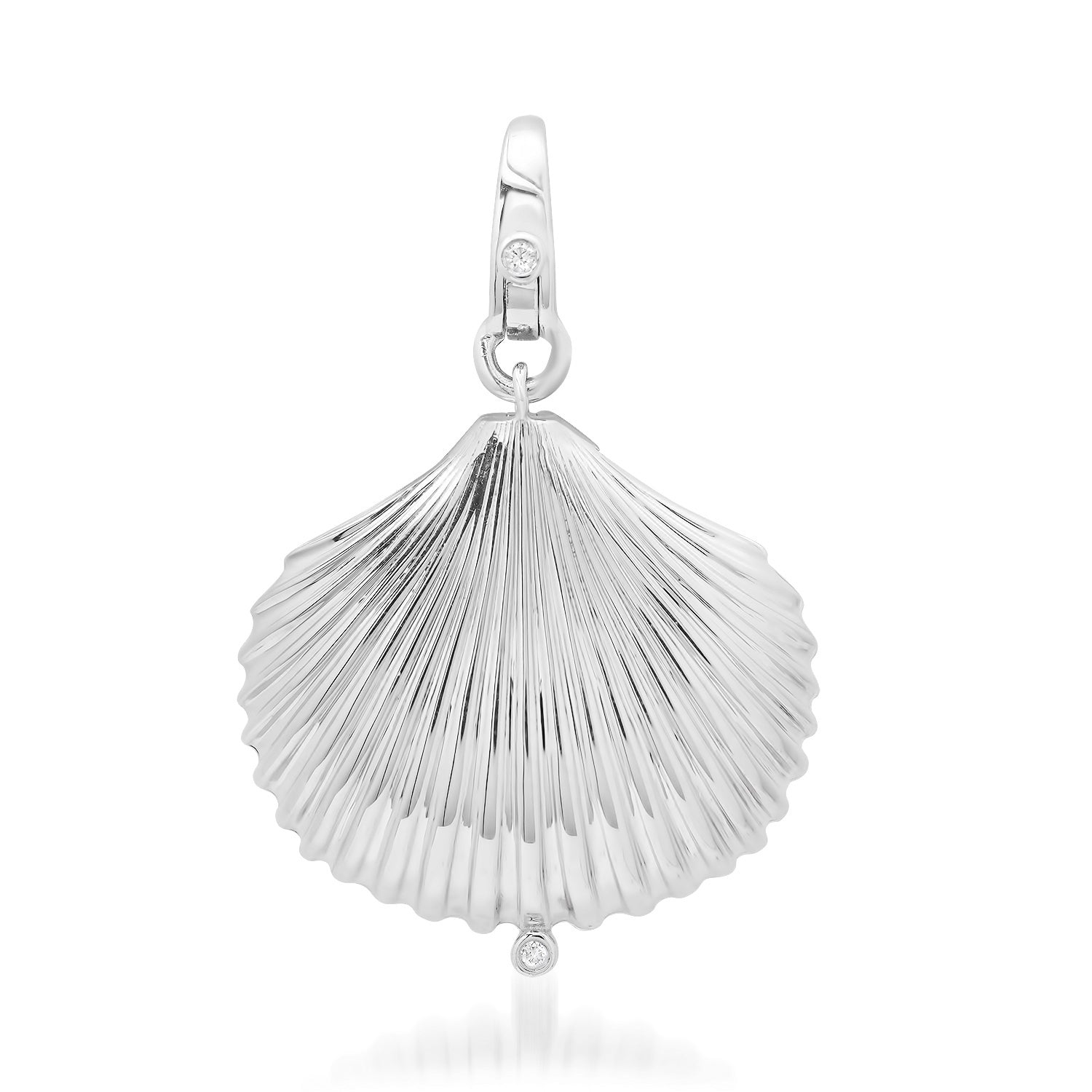 Ariel's Favorite Fluted Seashell Locket Charm