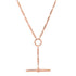 Heavy Bar Link Gold Chain Necklace with Toggle
