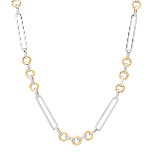 Two-Tone Medium In The Mix Chain Necklace