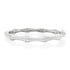 Matte Gold & Diamond Bamboo Bangle Bracelet