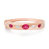 Pink Tourmaline & Diamond Statement Bangle Bracelet