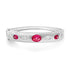 Pink Tourmaline & Diamond Statement Bangle Bracelet