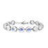 Moonstone Cabochon Tennis Bracelet