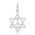 Diamond Bezel Star of David Peace Charm