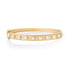 Matte Gold & Cabochon Gemstone Bangle Bracelet