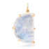 One of a Kind Moonstone Moon Charm