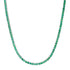 Everyday Round Emerald Tennis Necklace