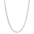 East West Emerald Cut Diamond Bezel Half Tennis Necklace