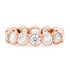 Juicy Round Bezel Set Diamond Eternity Band Ring