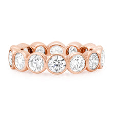 Juicy Round Bezel Set Diamond Eternity Band Ring