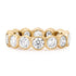 Juicy Round Bezel Set Diamond Eternity Band Ring