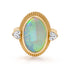 One of a Kind Australian Opal & Diamond Hearts Icon Ring