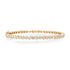 Bezel Set Mixed Shape Diamond Bangle Bracelet