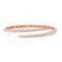Graduated Diamond Flex Bypass Hinge Bracelet