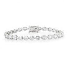 Juicy Bezel Set Diamond Pear Eternity Bracelet