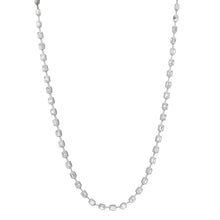 Segmented Emerald Cut Diamond Tennis Bezel Necklace
