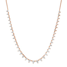 Delicate Diamond Pear Necklace