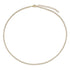 Bezel Set Petite Round Diamond Tennis Necklace