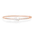 Dainty Marquise & Pave Diamond Bangle Bracelet