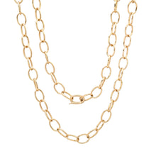 Extra Long Oval Link Chain Necklace