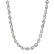 Bold Pave Diamond Mariner Link Chain Necklace