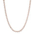 Bezel Prong Set Diamond Shaped Diamond Tennis Necklace