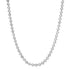 Bezel Prong Set Diamond Shaped Diamond Tennis Necklace