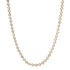 Bezel Prong Set Diamond Shaped Diamond Tennis Necklace