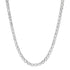East West Emerald Cut Diamond Bezel Tennis Necklace