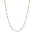 Segmented Mixed Shape Diamond Bezel 1/2 Tennis Necklace