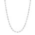 Segmented Mixed Shape Diamond Bezel 1/2 Tennis Necklace