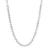 Amour Bezel Set Diamond Heart 1/2 Tennis Necklace